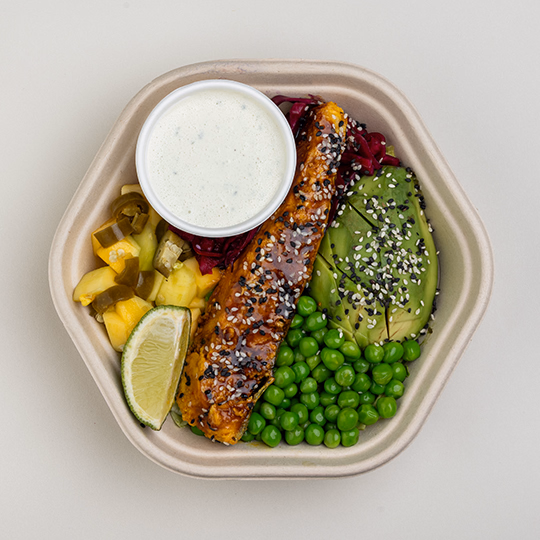 Salmon & avocado bowl