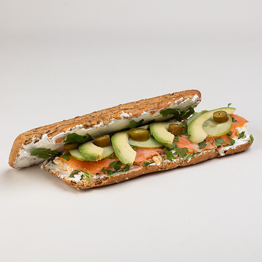 Salmon sandwich